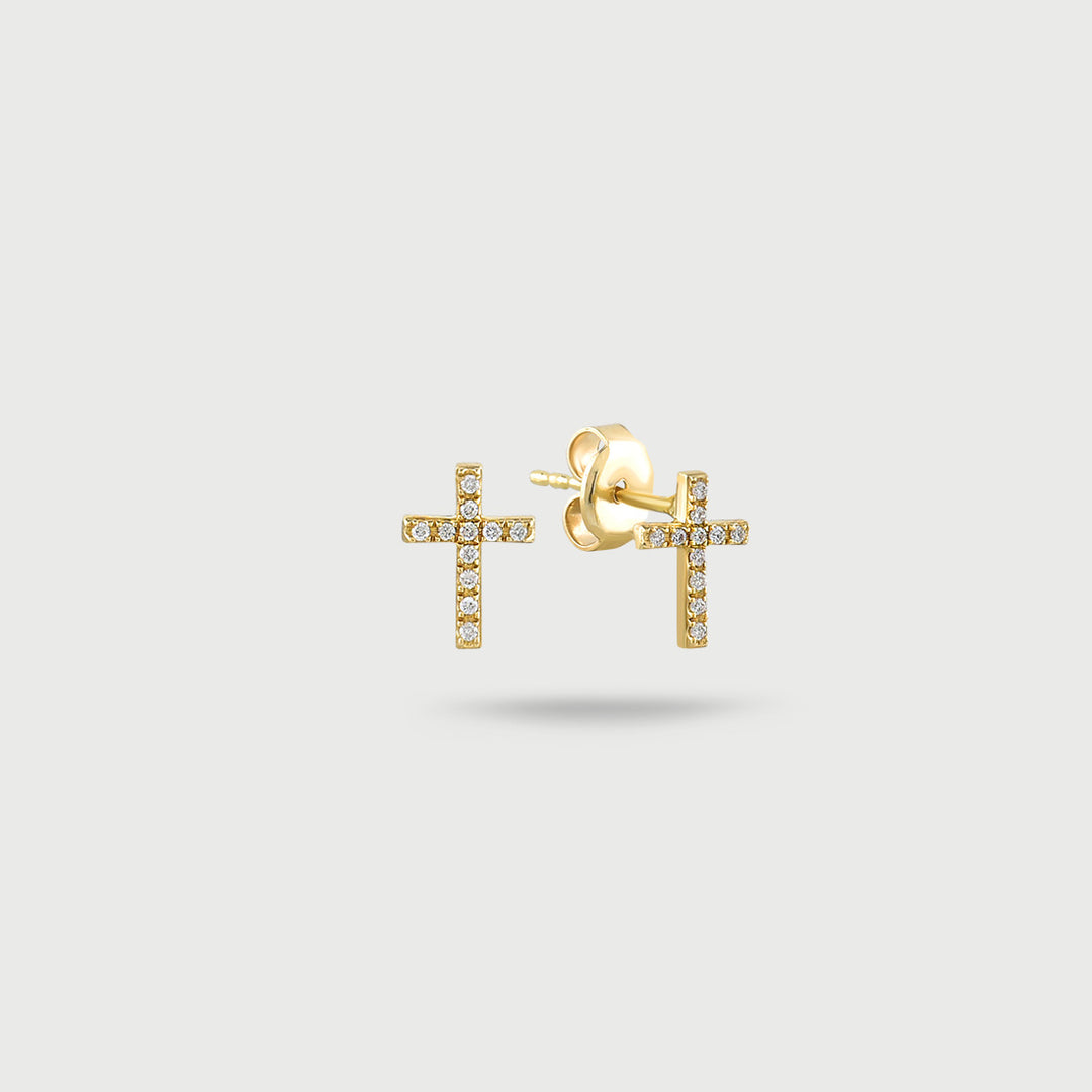 ELYSIA CROSS EARRING