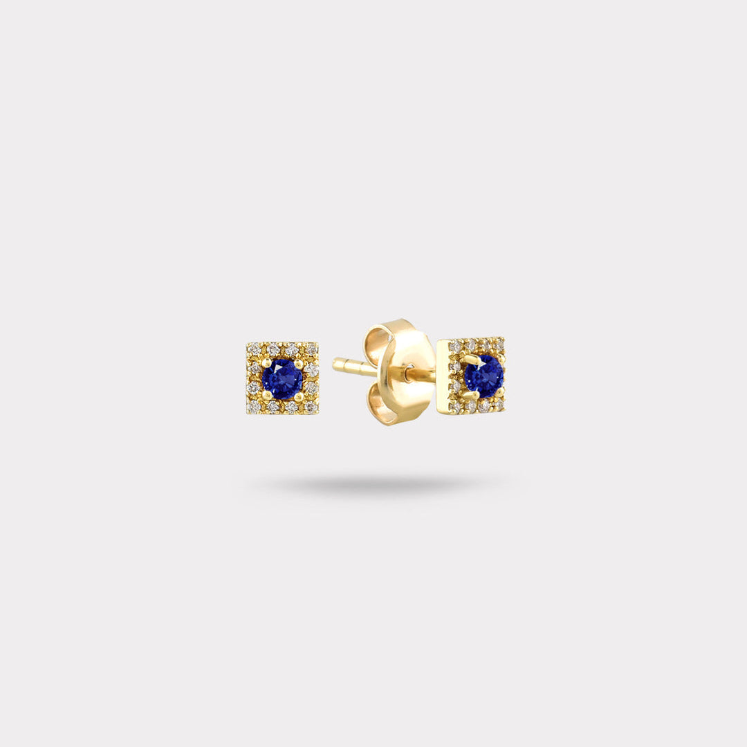 TERA SAPPHIRE STUD EARRINGS