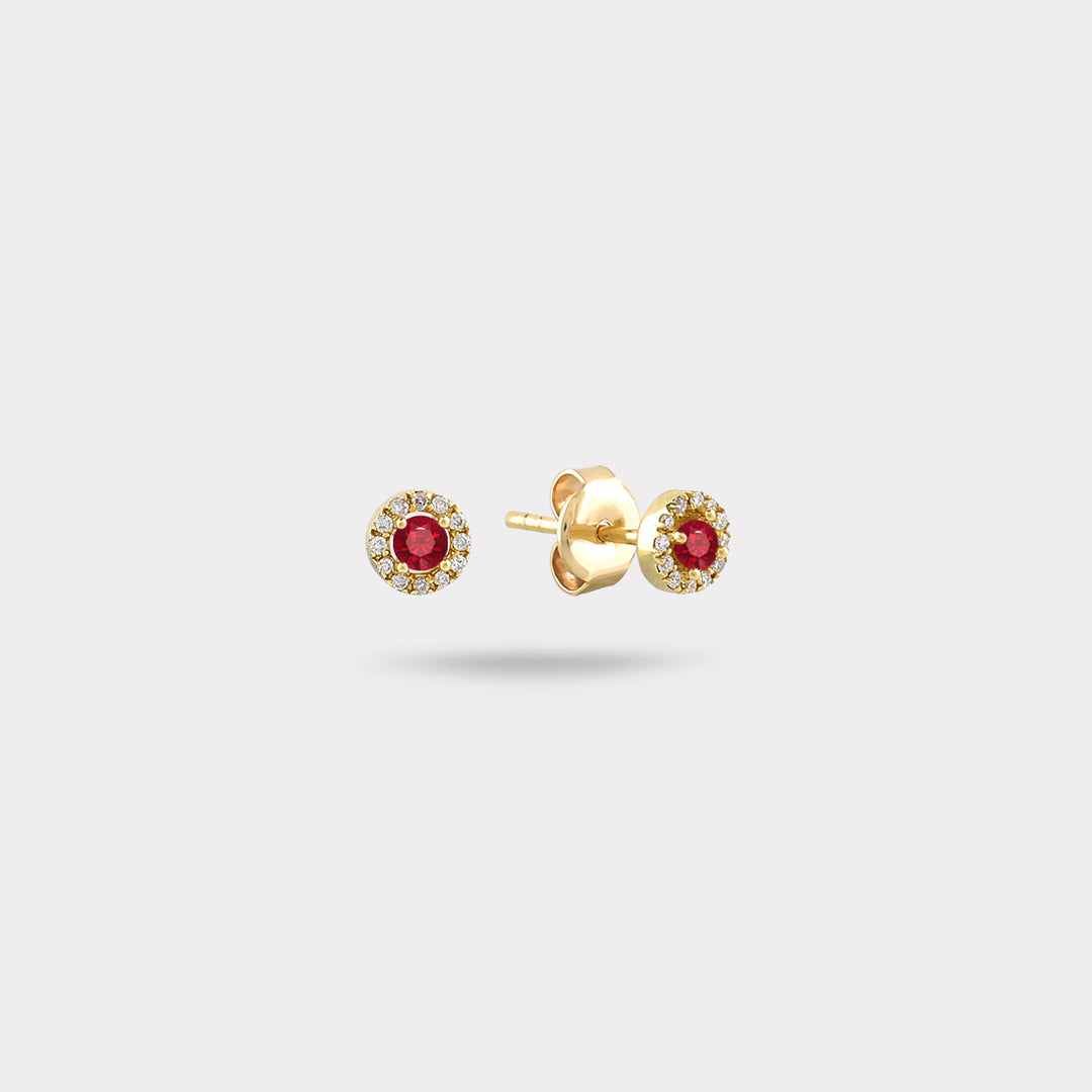 ALBA RUBY
STUD EARRINGS