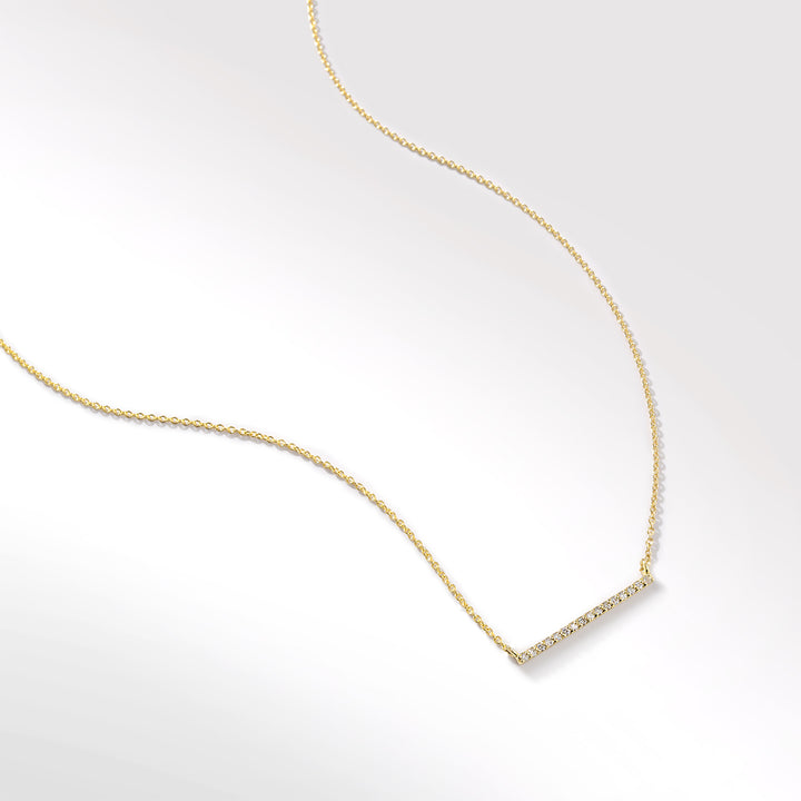 MEGNA LONG LINE DIAMOND NECKLACE