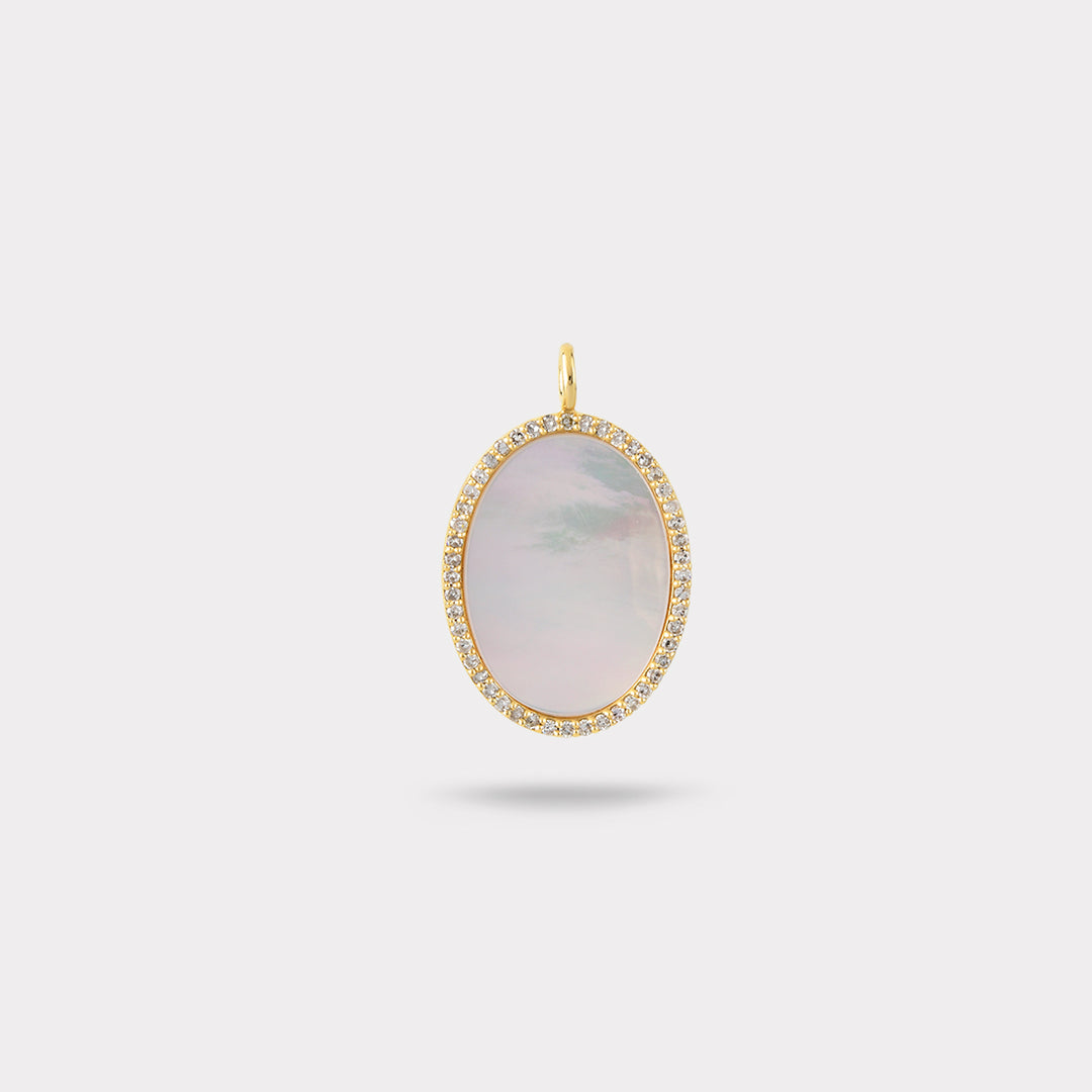 MIRROR DIAMOND NECKLACE CHARM