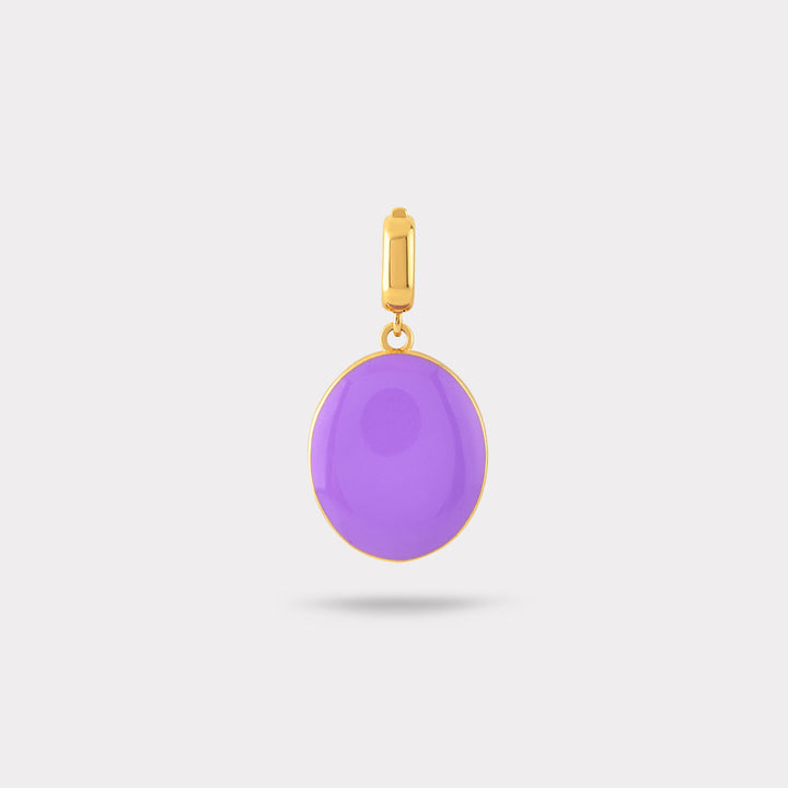RATIO LILAC LOCKED NECKLACE CHARM