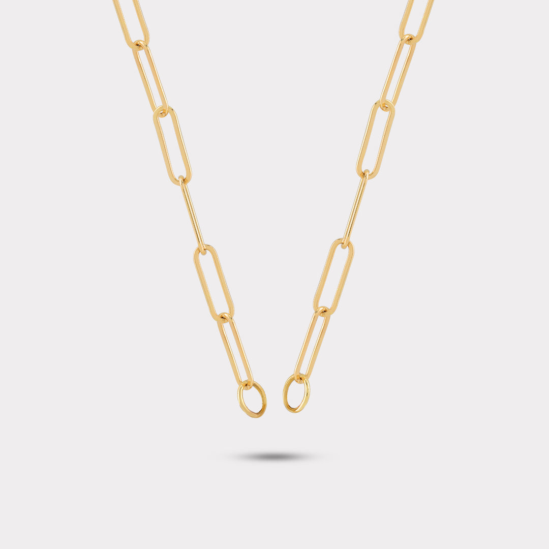 PAPERCLIP CHARM CHAIN