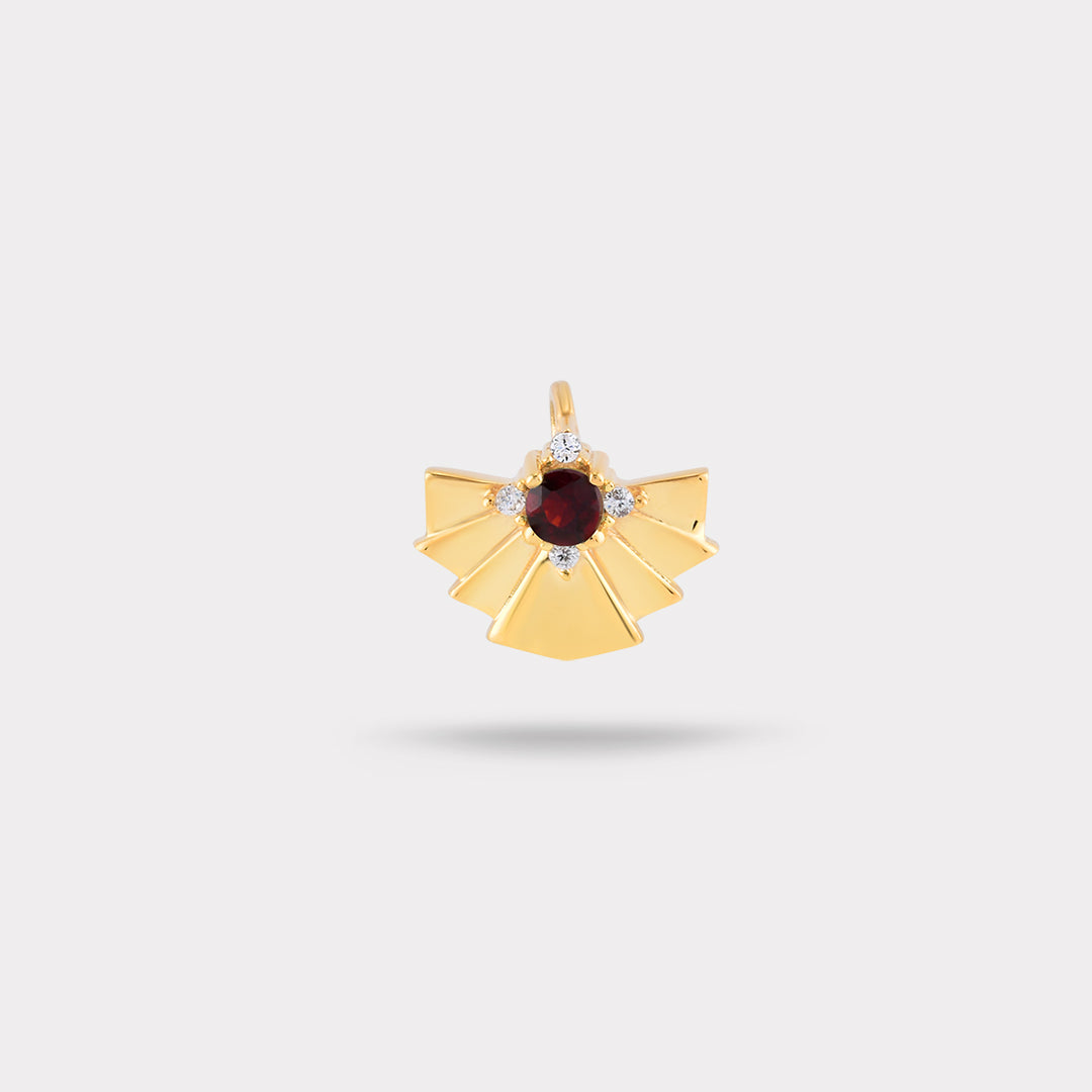 JANUARY BIRTHSTONE DIAMOND NECKLACE CHARM