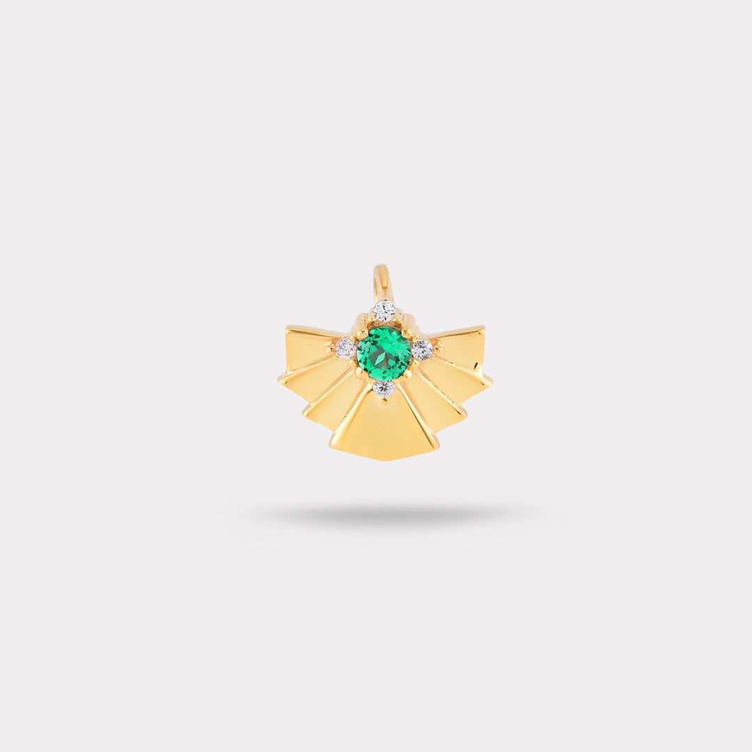 MAY BIRTHSTONE DIAMOND NECKLACE CHARM