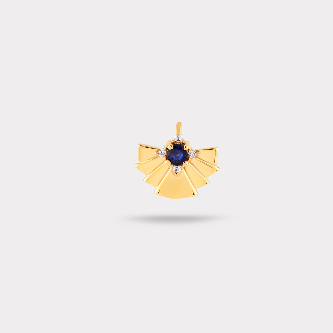 SEPTEMBER BIRTHSTONE DIAMOND NECKLACE CHARM