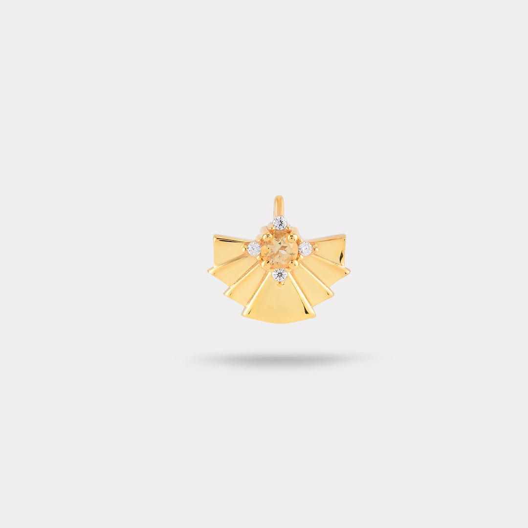 NOVEMBER BIRTHSTONE DIAMOND NECKLACE CHARM