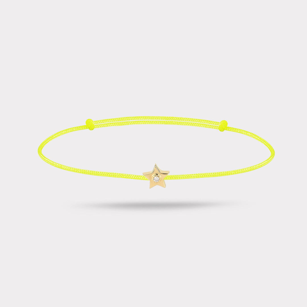 KNOTRA YELLOW STRING BRACELET