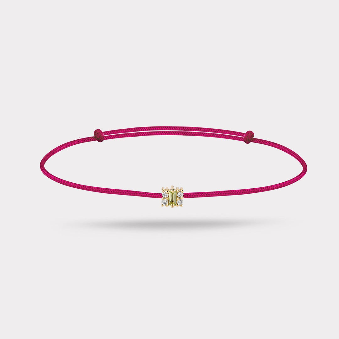 LUMIN BURGUNDY STRING BRACELET