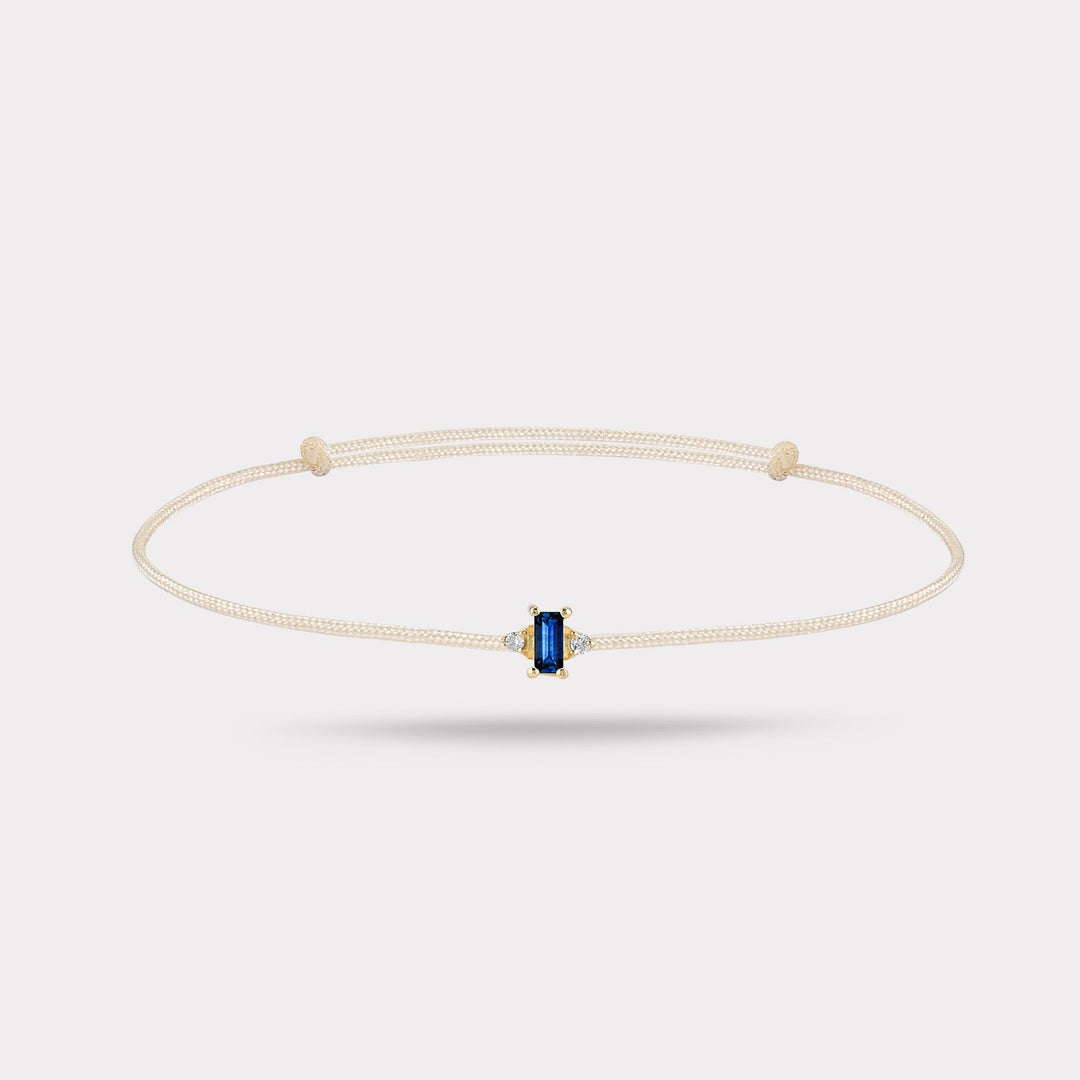 GLEAMER CREAM STRING BRACELET