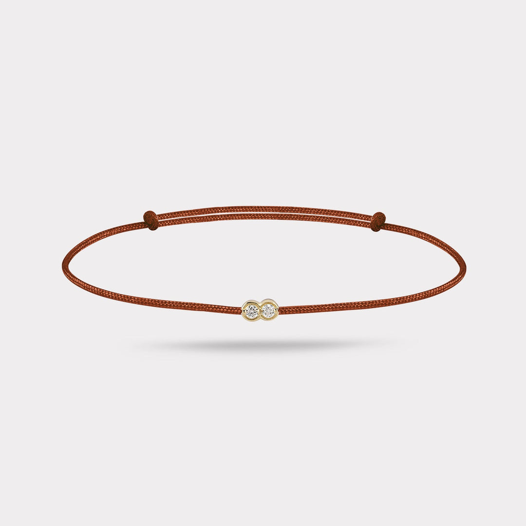 NOCTIS BROWN STRING BRACELET
