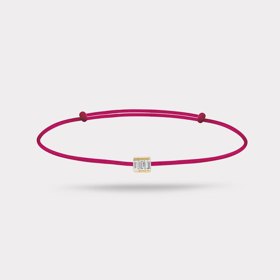 VYNAL BURGUNDY STRING BRACELET