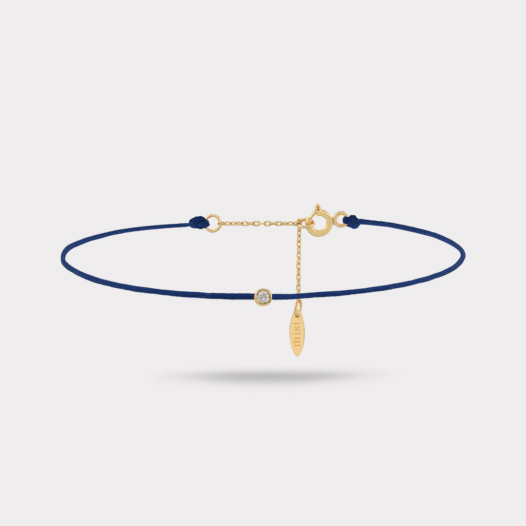EVERBOND NAVY BLUE STRING BRACELET