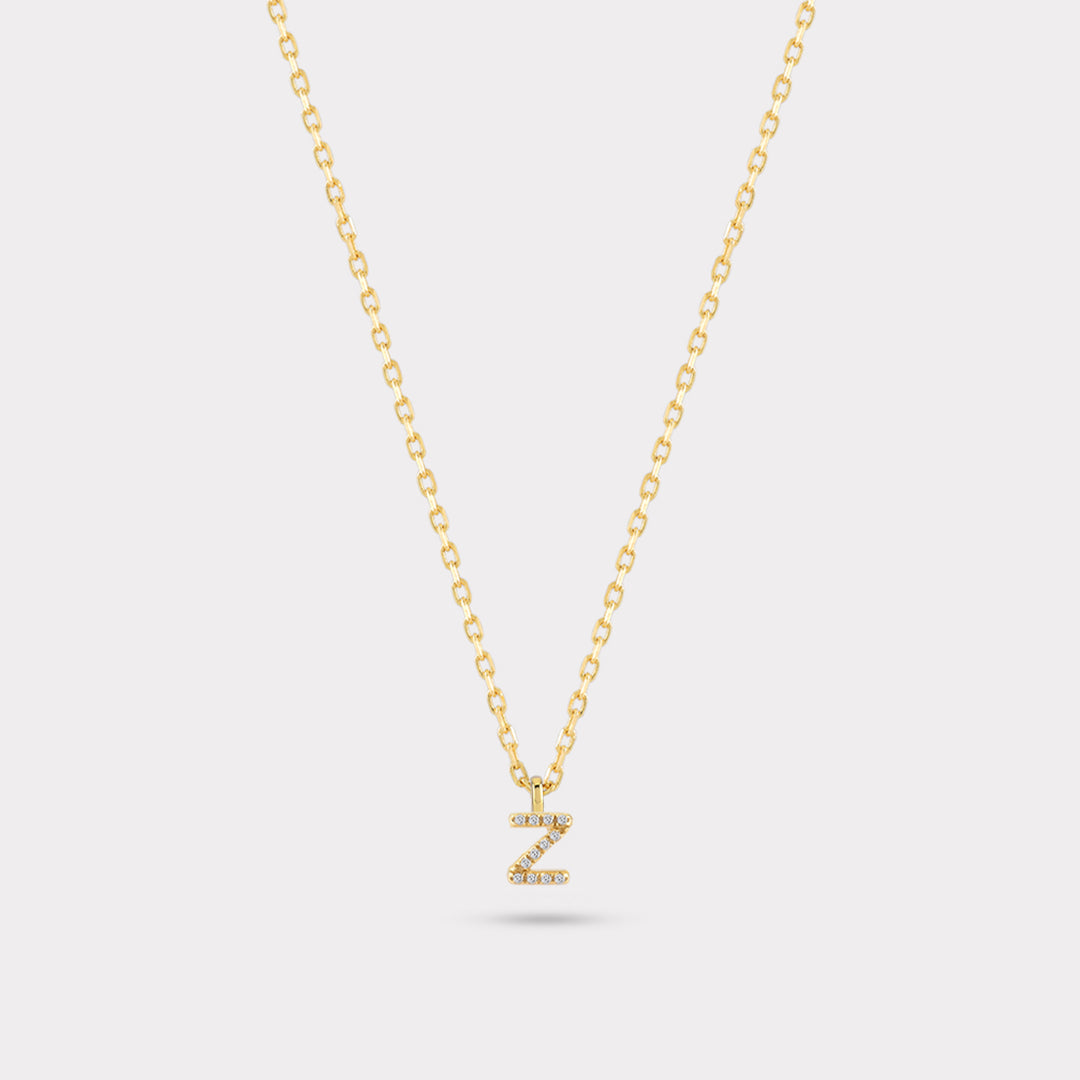 Z INITIAL DIAMOND NECKLACE