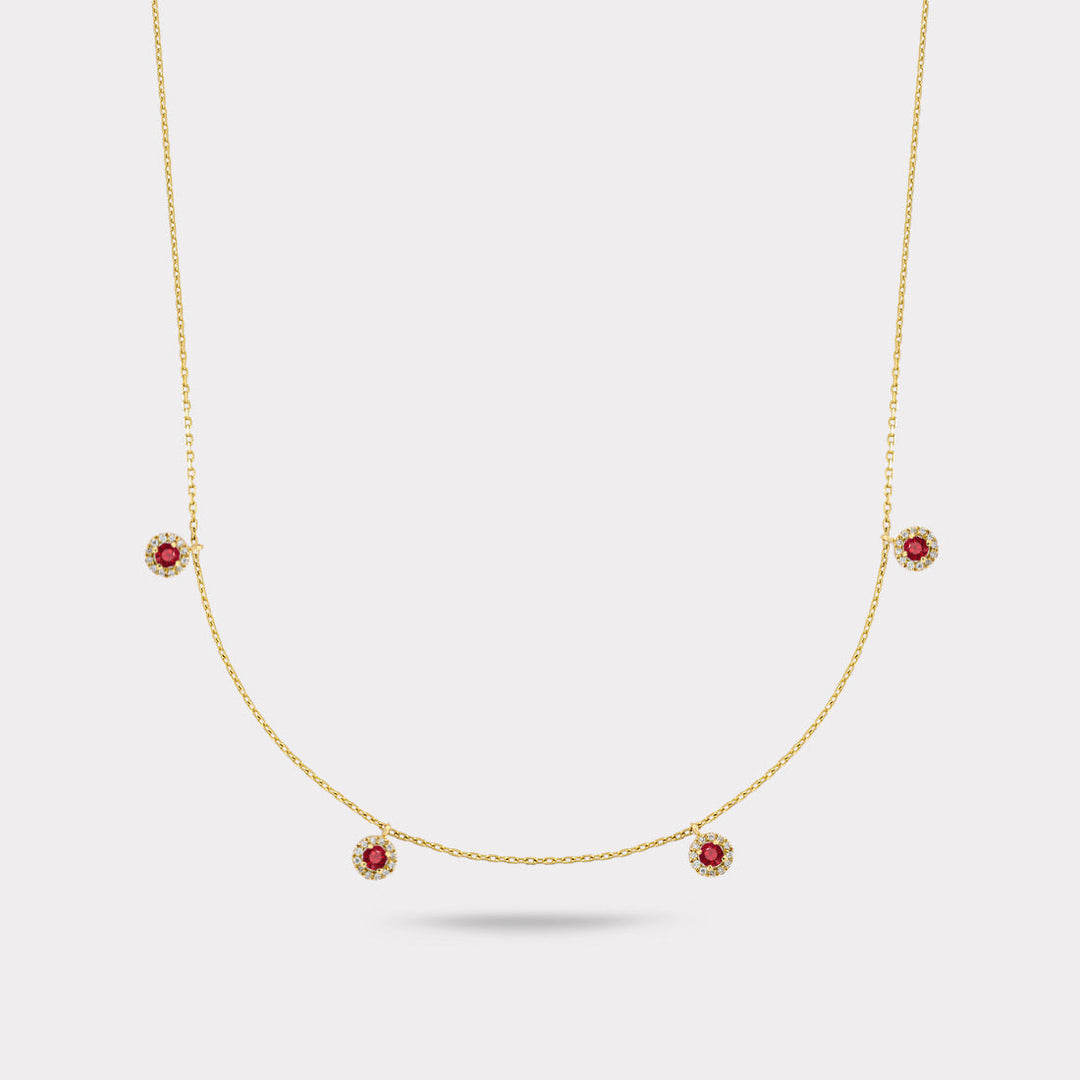 AMORIS RUBY NECKLACE