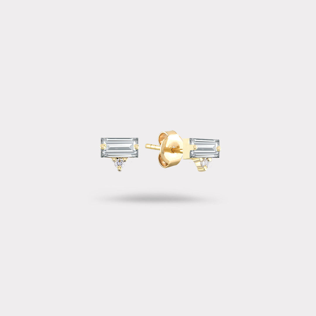 MILA DIAMOND STUD EARRING