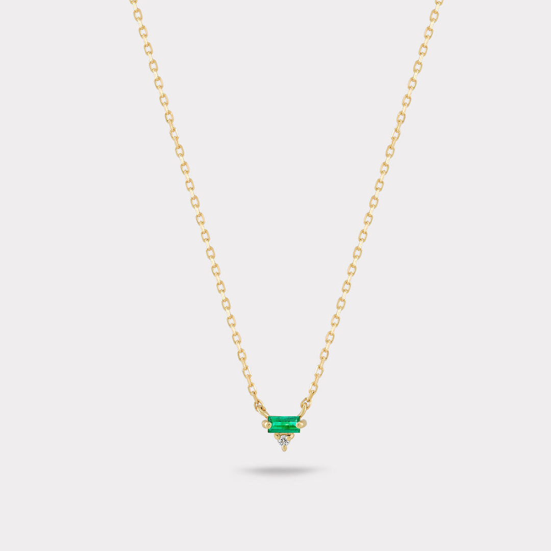 MILA EMERALD NECKLACE
