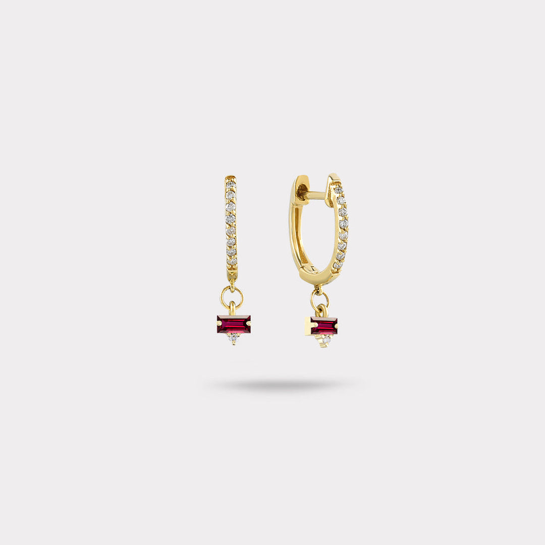 MILA RUBY EARRING