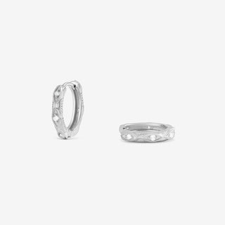 WHITE WAVE EARRING