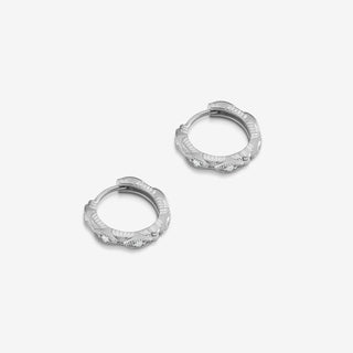 WHITE WAVE EARRING
