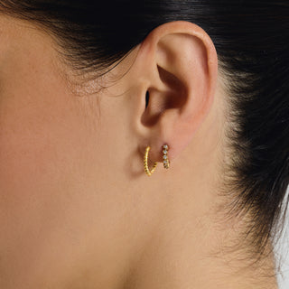 RADIANT HOOP EARRING