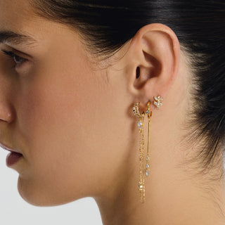 FLORA HOOP EARRING