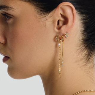 Dual Line Earring