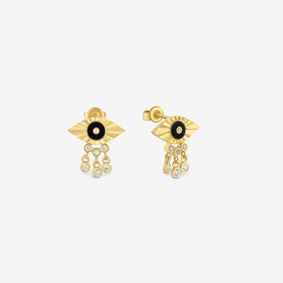 Noir Radience Studs Earring