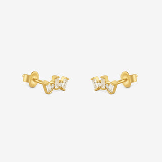 Baguette Arc Earring