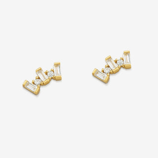 Baguette Arc Earring
