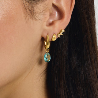 Baguette Arc Earring