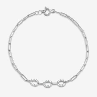 Triple Halo Bracelet