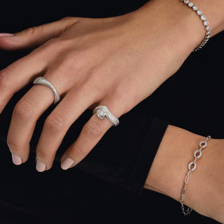 Triple Halo Bracelet
