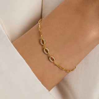 Triple Halo Bracelet