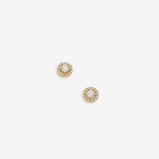 Celestial Halo Diamond Stud Küpe