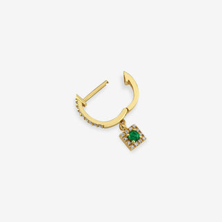 Verdant Halo Diamond Küpe