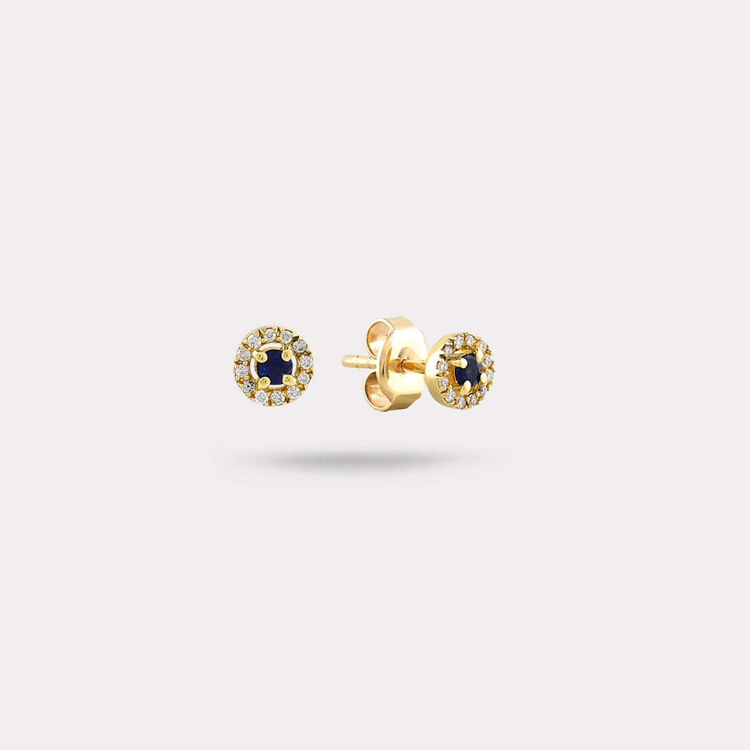 ALBA SAPPHIRE STUD EARRINGS