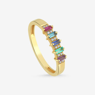 Chromatic Line Diamond Yüzük