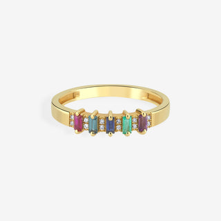 Chromatic Line Diamond Yüzük