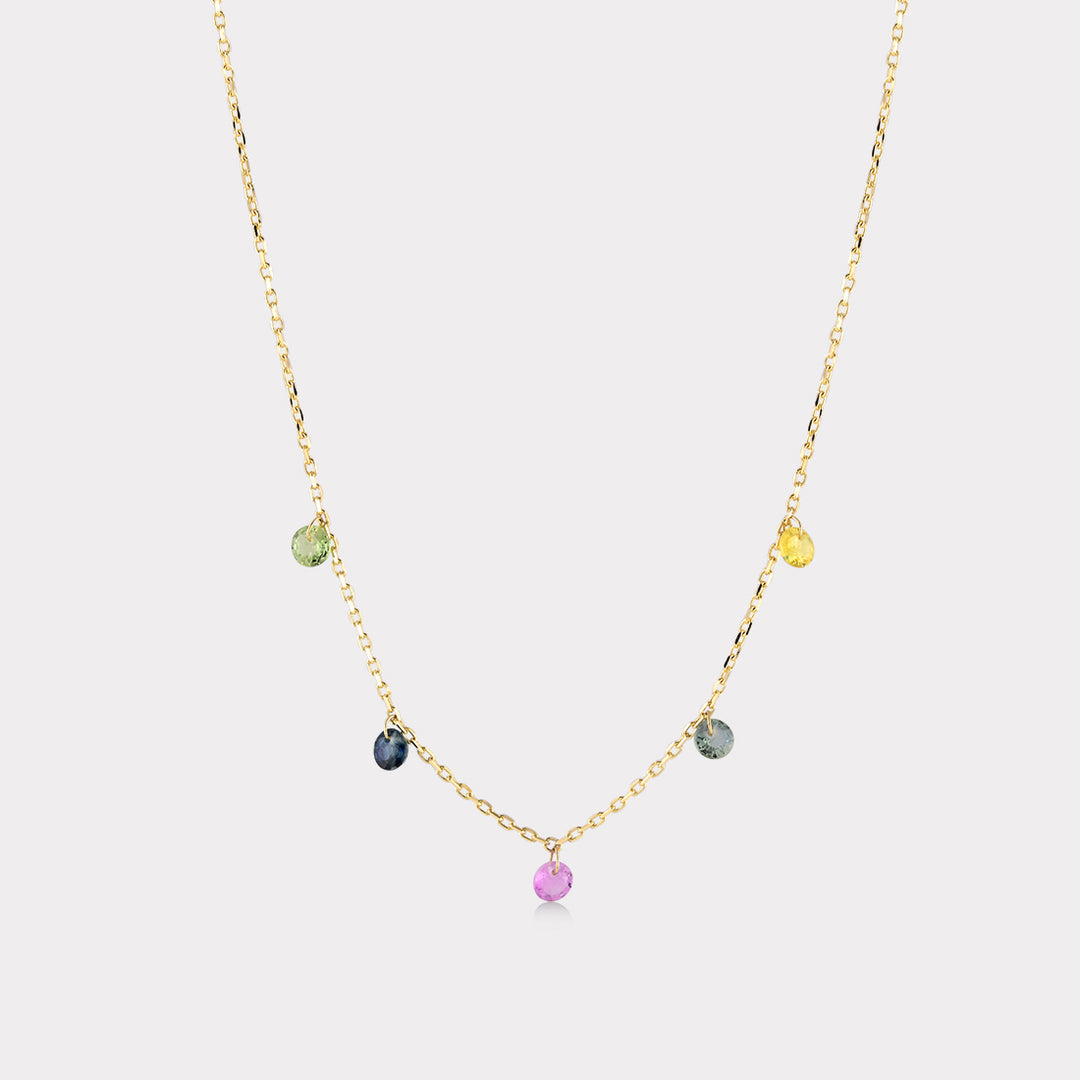 LUMINARY MC. SAPPHIRE PALETTE NECKLACE