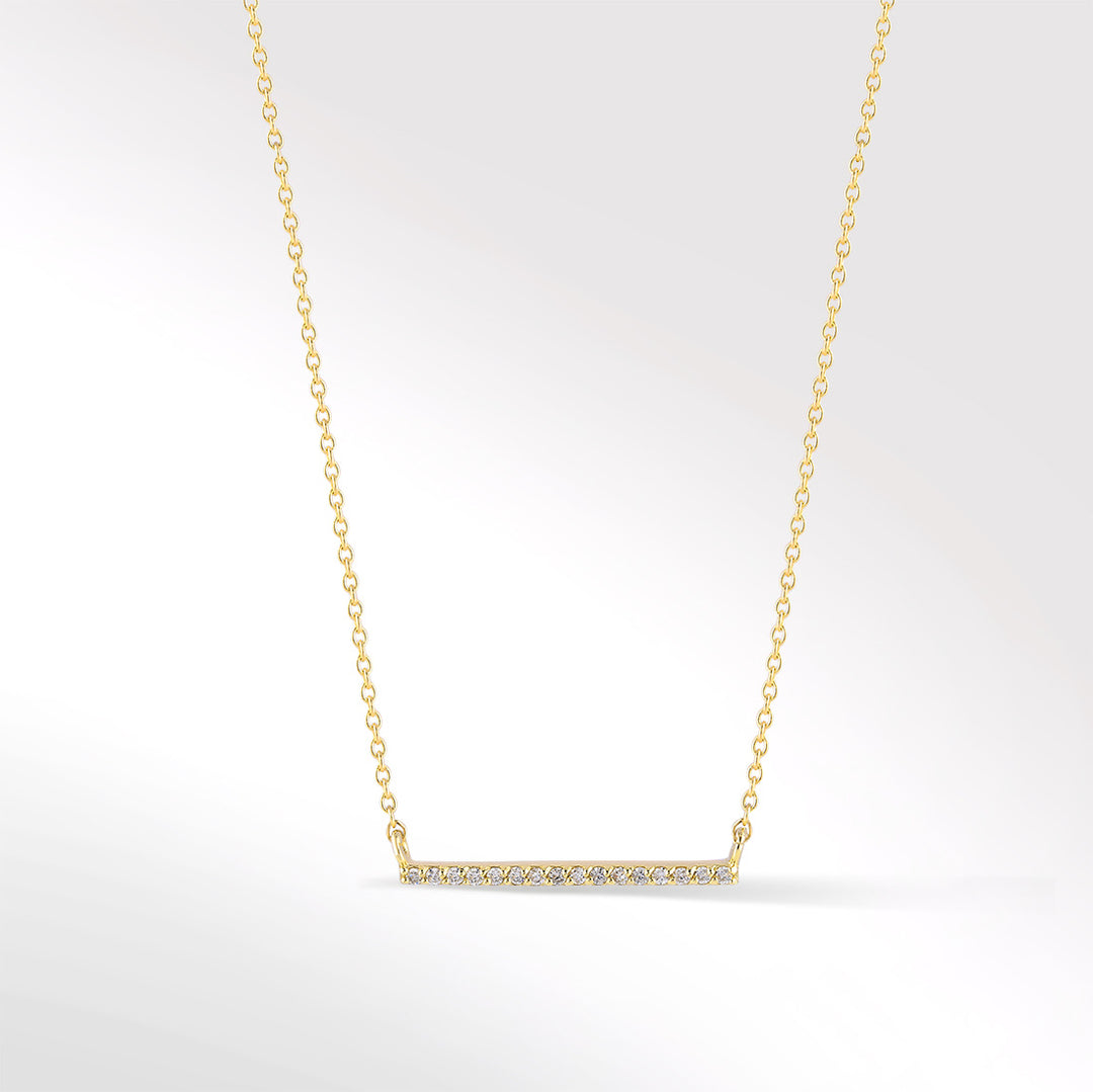 MEGNA LONG LINE DIAMOND NECKLACE