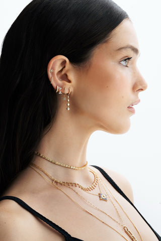 Trinity Arc Diamond Küpe