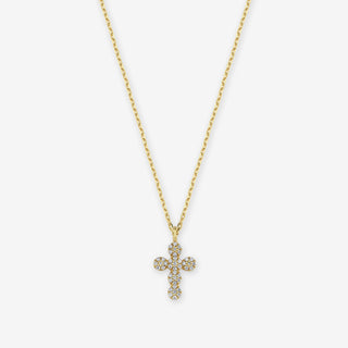 Divine Light Diamond Cross Kolye