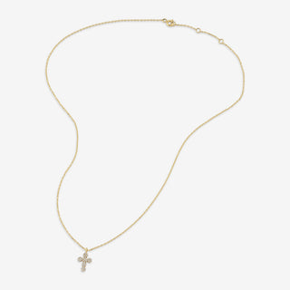 Divine Light Diamond Cross Kolye