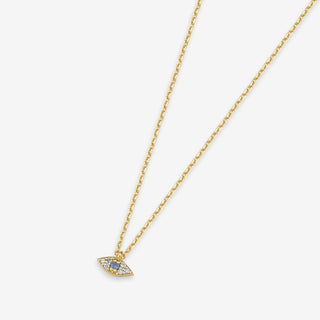 Azure Gaze Diamond Kolye
