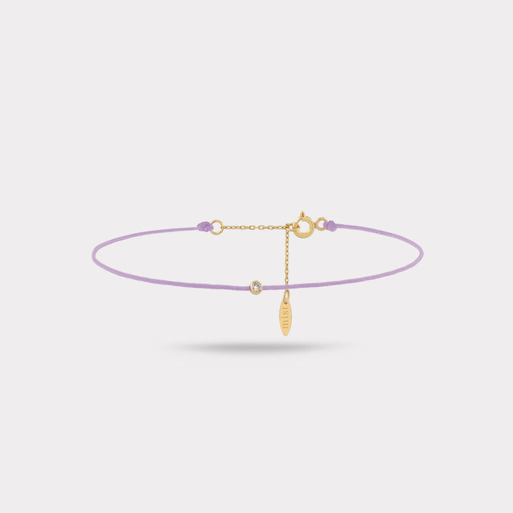 EVERBOND PURPLE STRING BRACELET