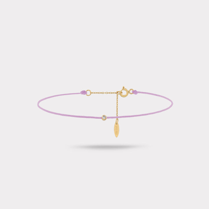 EVERBOND LILAC STRING BRACELET