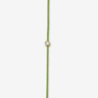 Single Diamond Cord Bileklik