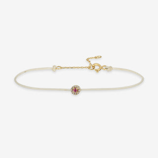 Crimson Halo Cord Bileklik