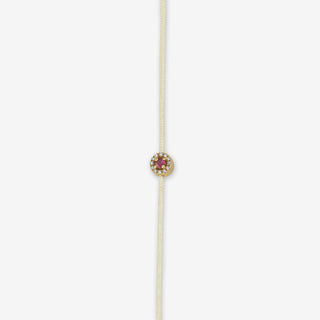 Crimson Halo Cord Bileklik